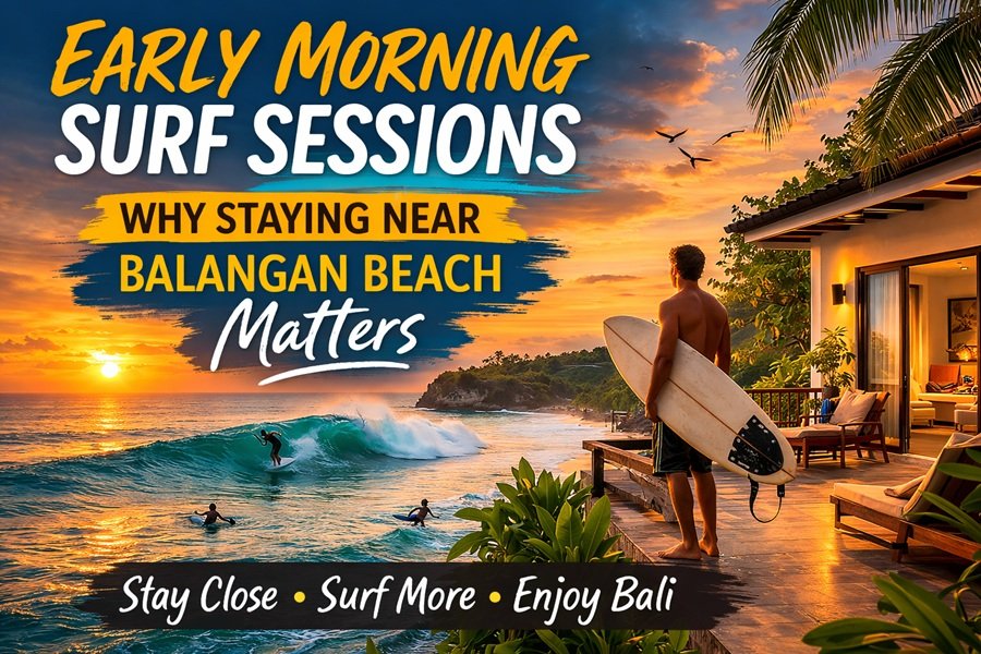 Early Morning Surf Sessions: Why Staying Near Balangan Beach Matters
